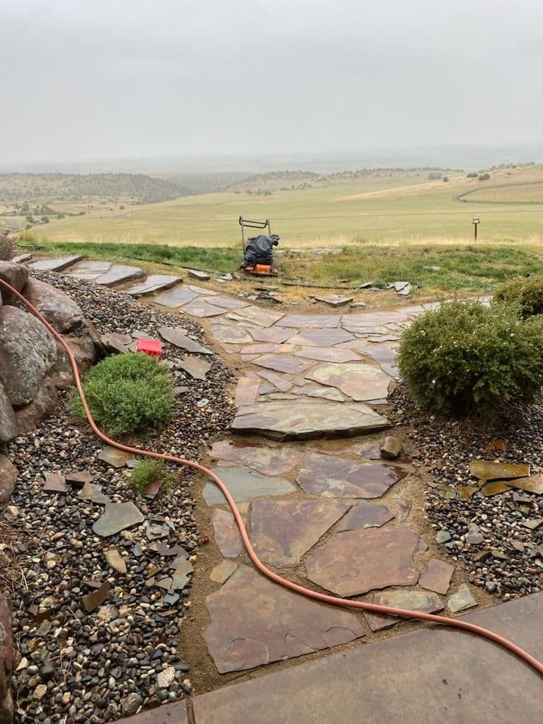 Gallery photos for Elegant Flagstone Pathway Installation in Bozeman: Image #1